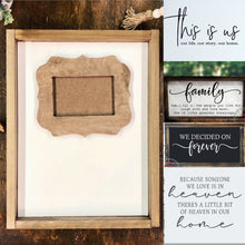 Frame with Moroccan tile or wording options