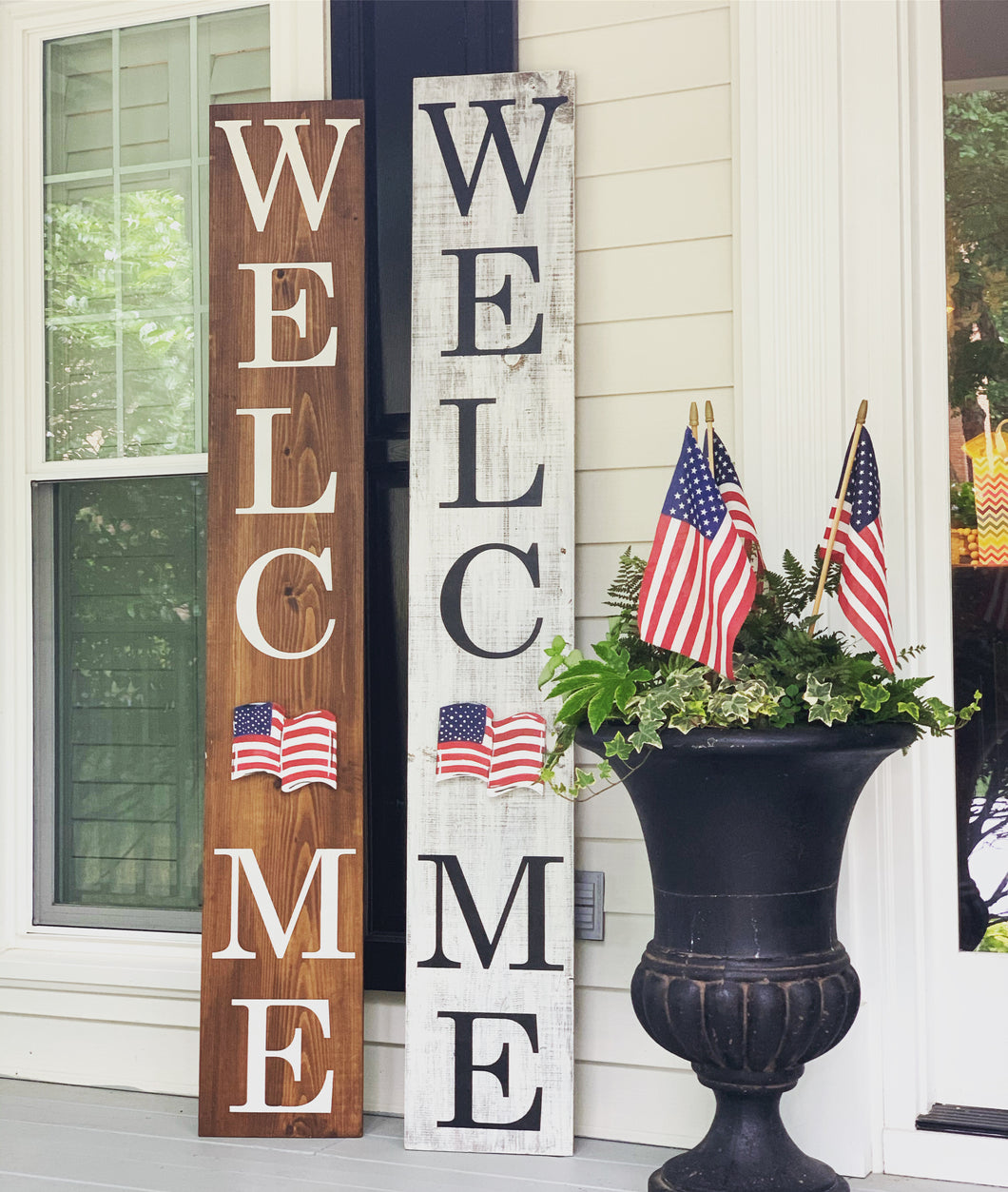 Interchangeable Porch WELCOME sign